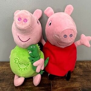 Peppa & George Talking Plush Set